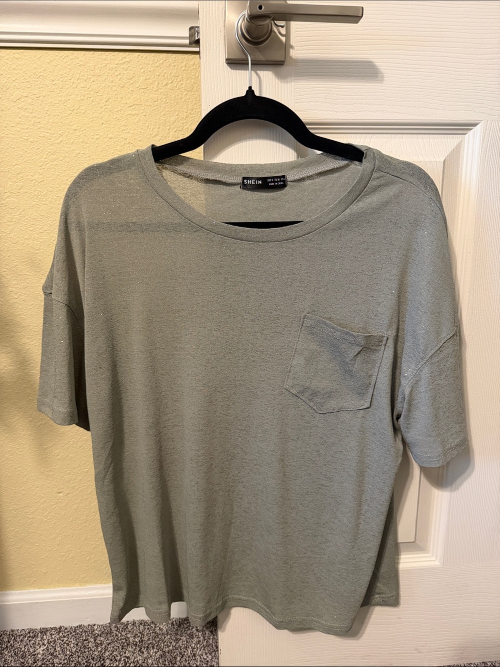 SHEIN Short-Sleeve Pocket Tee